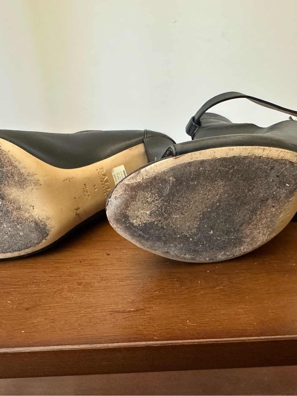 $895 Bally Barika 300 Italian Leather Heels - Picture 6 of 6